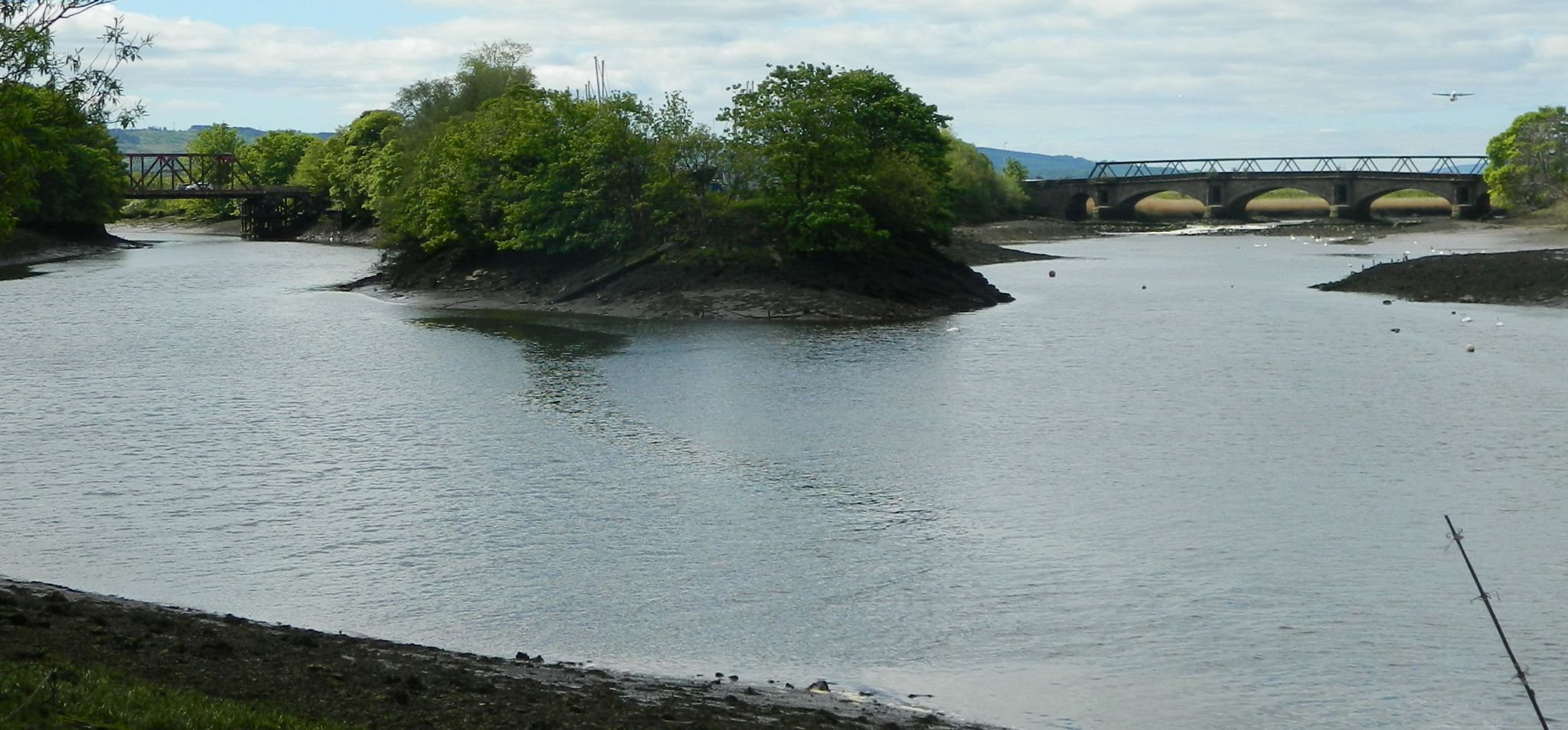 Confluence of Black Cart and White Cart Waters