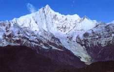Kawa Karpo ( 6740 metres ) in the Meili Xueshan Range Yunnan Province in SW China